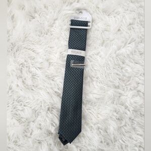 Perry Ellis Tie. Dovalle Mini. Green. New.